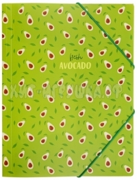 Папка на резинке А4, 500мкм  "Avocado" MESHU MS_39561